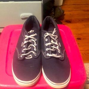Blue canvas Vans